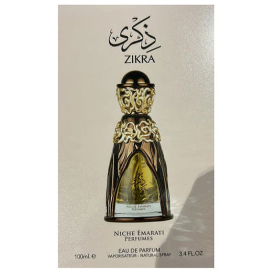 LATTAFA NICHE EMARATI ZIKRA UNISEX 3.4 OZ EDP SP