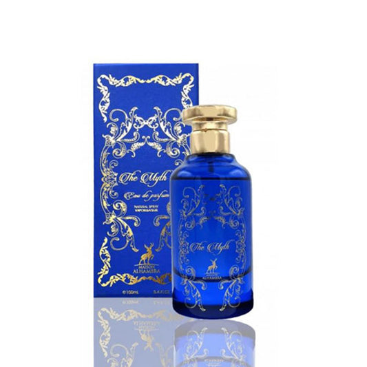 MAISON ALHAMBRA 'THE MYTH' 3.4 OZ. EDP SP - BLUE BOX
