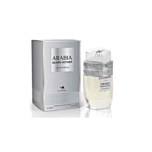 LE CHAMEAU ARABIA SILVER VETIVER MEN 3.4 OZ EDP SP