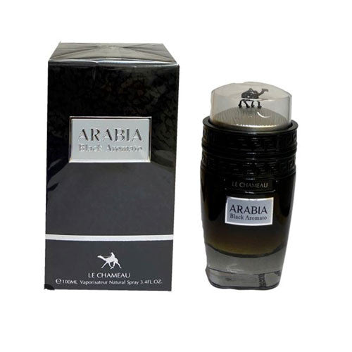 LE CHAMEAU ARABIA BLACK AROMATO MEN 3.4 OZ EDP SP