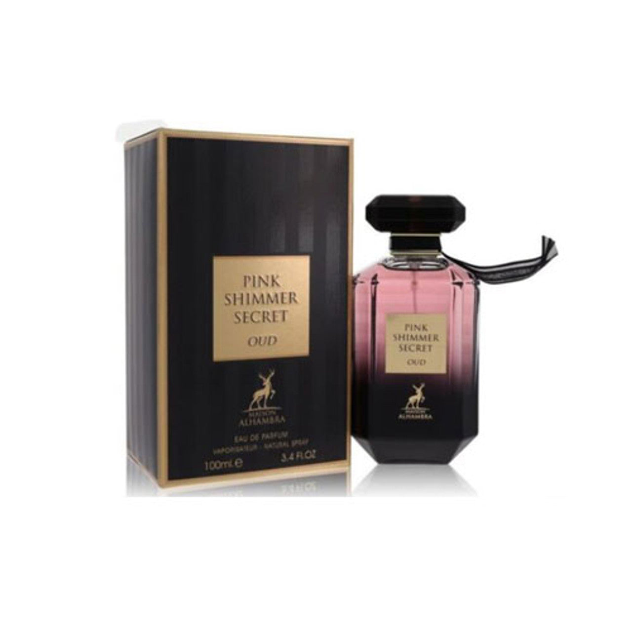 MAISON ALHAMBRA PINK SHIMMER SECRET WOMEN 3.4 OZ EDP SP