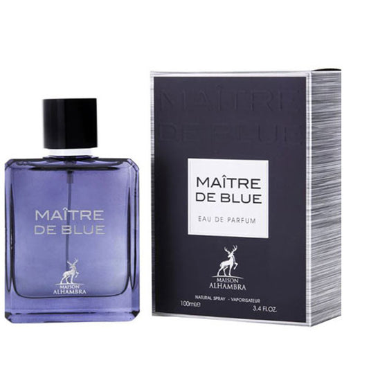 MAISON ALHAMBRA MAITRE DE BLUE MEN 3.4 OZ EDP SP