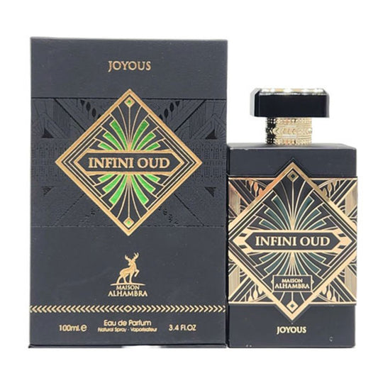 MAISON ALHAMBRA INFINI OUD JOYOUS UNISEX 3.4 OZ EDP SP