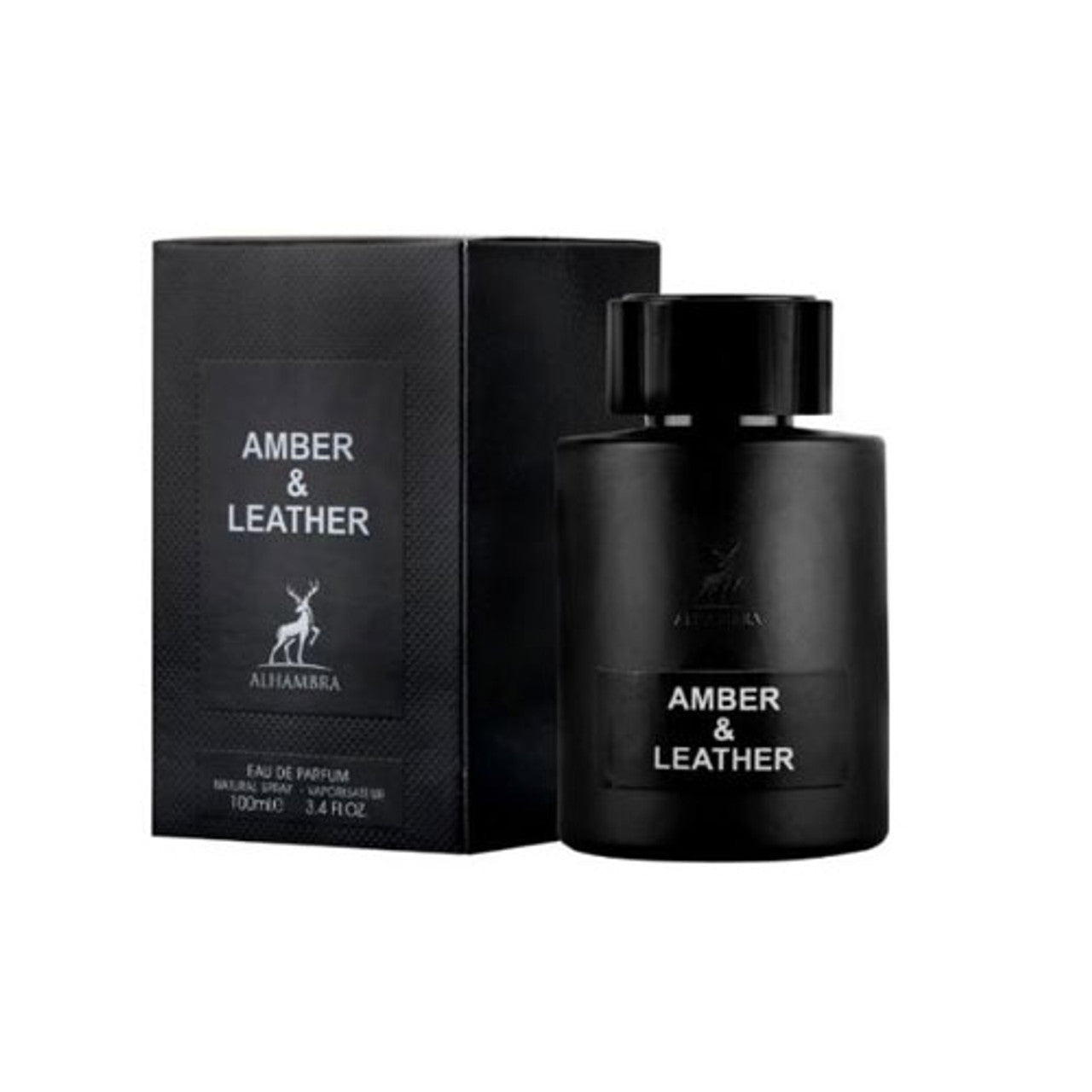 MAISON ALHAMBRA AMBER & LEATHER UNISEX 3.4 OZ EDP SP
