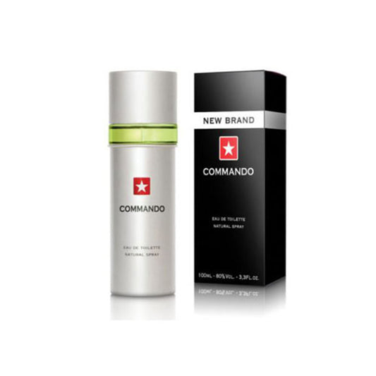 NEW BRAND COMMANDO MEN 3.4 OZ. EDT SP