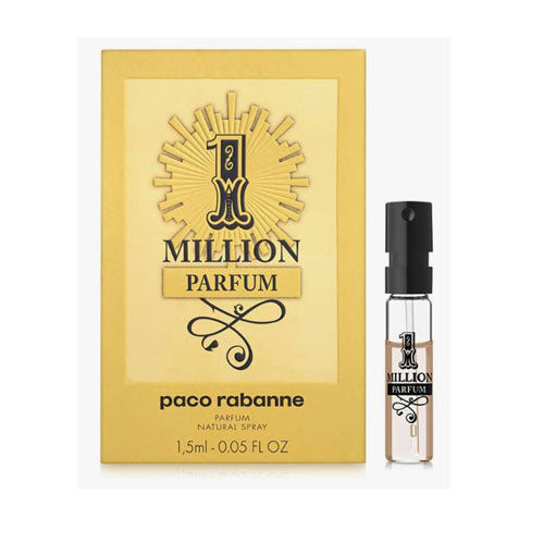 VIAL PACO RABANNE ONE MILLION MEN  PARFUM 0.05 OZ