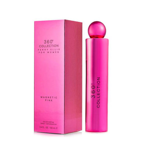 PERRY ELLIS 360 COLLECTION MAGNETIC PINK WOMEN 3.4 OZ EDP SP