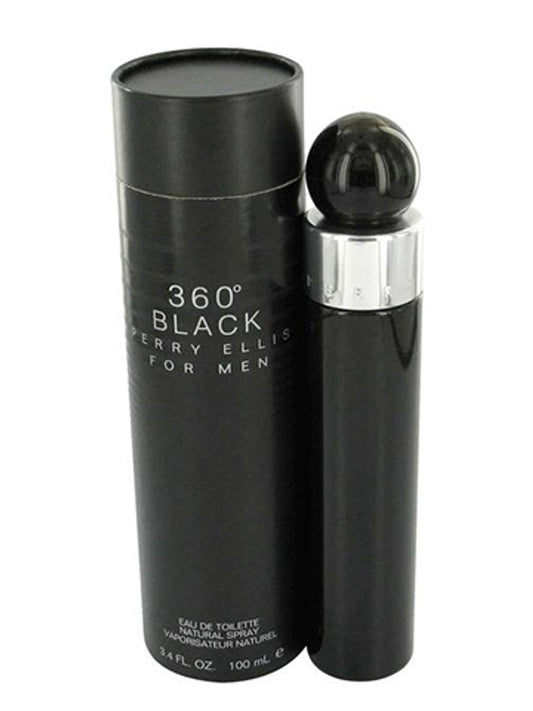 PERRY ELLIS 360 BLACK MEN 3.4 OZ. EDT SPRAY