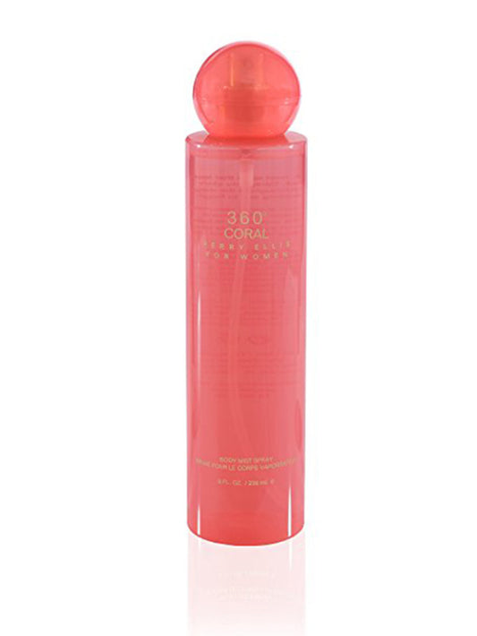 BODY MIST WOMEN PERRY ELLIS 360 CORAL 8.0 OZ. SP