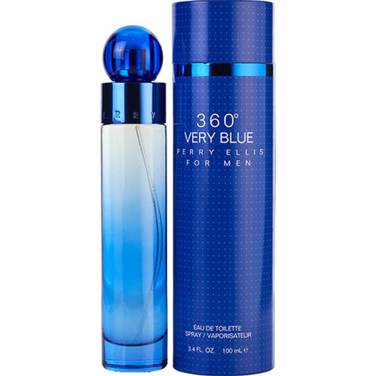 PERRY ELLIS 360 VERY BLUE MEN 3.4 OZ. EDT SPRAY