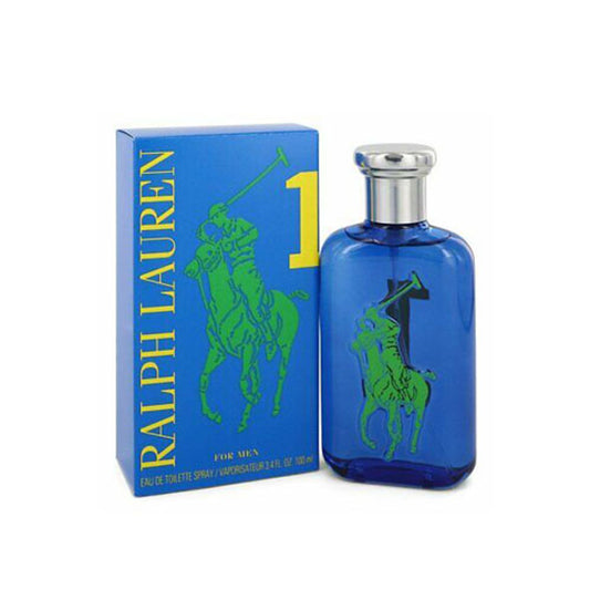 RALPH LAUREN POLO BIG PONY #1 BLUE MEN 3.4 OZ. EDT