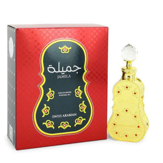 SWISS ARABIAN JAMILA CONCENTRATION WOMEN PERFUME OIL 0.5 OZ