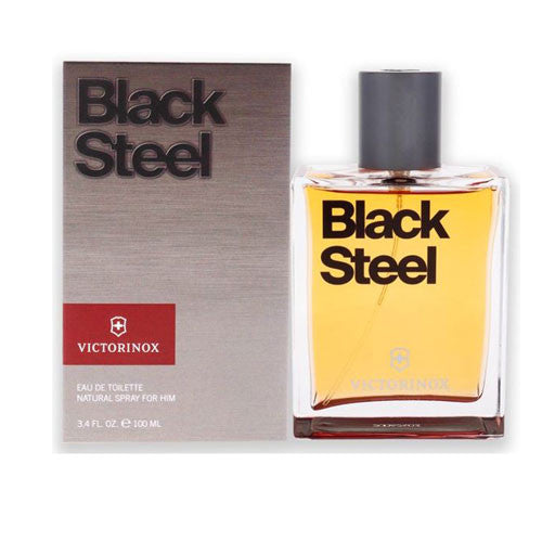 SWISS ARMY BLACK STEEL MEN 3.4 OZ EDT SP