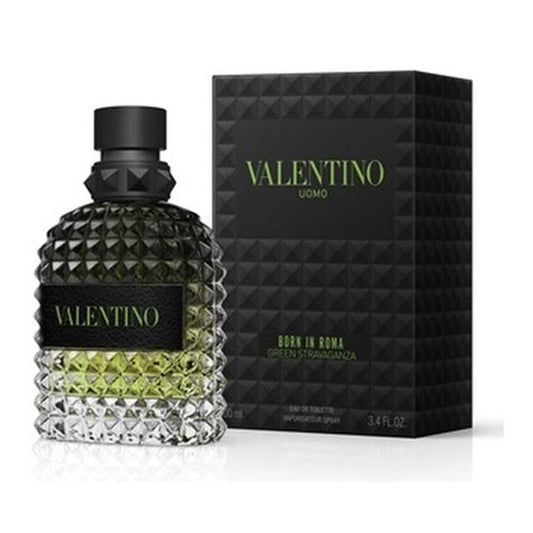 VALENTINO BORN IN ROMA GREEN STRAVAGANZA MEN 3.4 OZ EDT SP