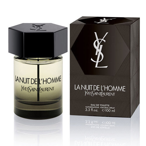 YVES SAINT LAURENT LA NUIT DE L'HOMME MEN 3.4 OZ. EDT