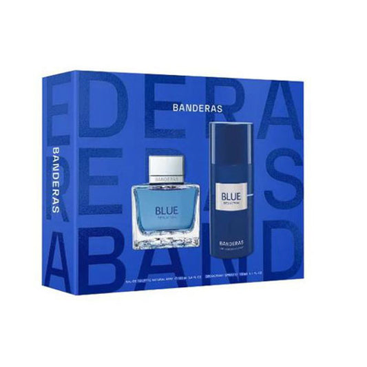 SET ANTONIO BANDERAS BLUE SEDUCTION MEN ( 2 PC )3.4 OZ EDT / 5.1 OZ DEO SP
