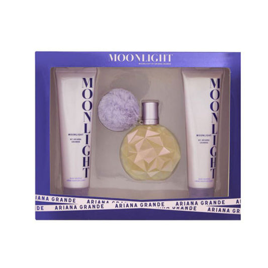 SET ARIANA GRANDE MOONLIGHT 3 PC SET 3.4 EDP L+3.4 S/G+3.4 B/L