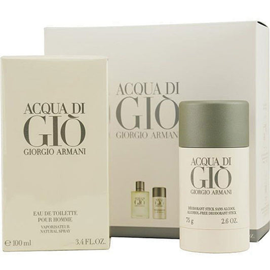 ACQUA DI GIO MEN 3.4 OZ. EDT SPRAY / 2.75 OZ. DEO