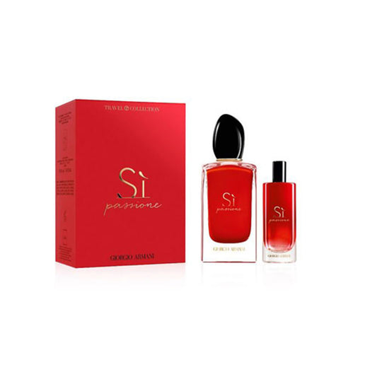 SET ARMANI SI PASSIONE WOMAN ( 2 PC ) 3.4 OZ+ 0.51 OZ