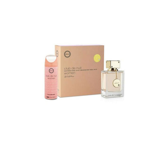 SET ARMAF CLUB DE NUIT WOMAN ( 2 PC SET ) 3.6 OZ EDT SP / 6.8 OZ BODY SPRAY