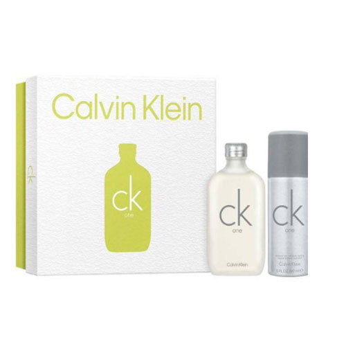 SET CALVIN KLEIN CK ONE UNISEX ( 2 PC )3.3 EDT SP /5.0 OZ DEO
