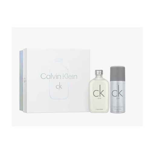 SET CALVIN KLEIN ONE UNISEX (2 PC ) 3.3 OZ EDT SP/ 6.0 OZ DEODORANT