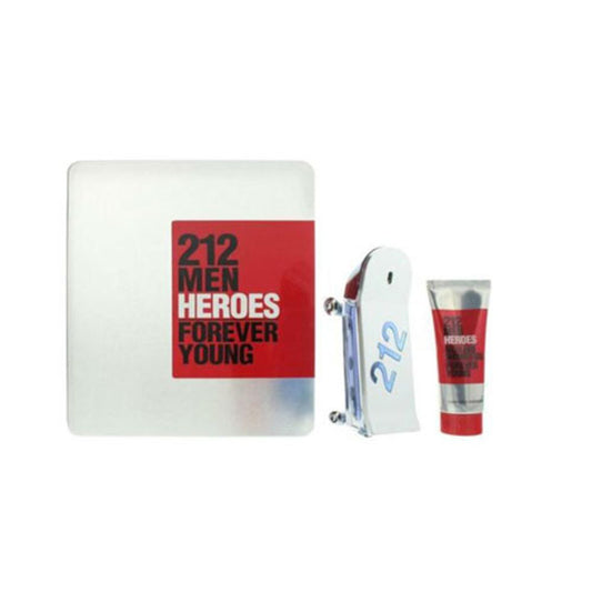 SET CAROLINA HERRERA 212 HEROES TRAVET MEN 3.0 OZ. EDT SP