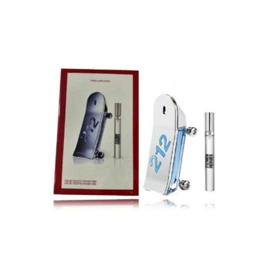 SET CAROLINA HERRERA 212 HEROES MEN ( 2 PC )3.0 OZ EDT SP / 0.34 OZ EDT SP