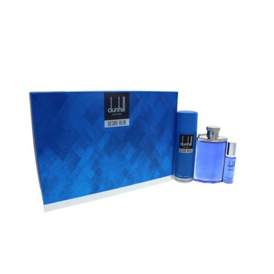 SET DESIRE BLUE LONDON MEN 3 PC SET 3.4 OZ. / 1.0 EDT / 6.6 OZ BS