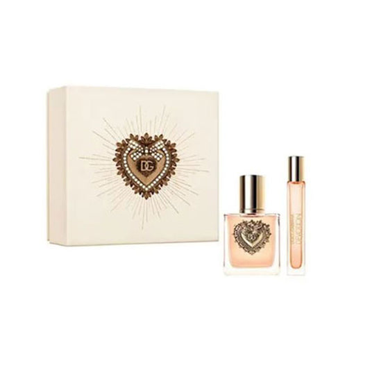 SET DOLCE & GABANNA DEVOTION WOMEN ( 2 PC)1.7 OZ EDP SP / TRAVEL SPRAY