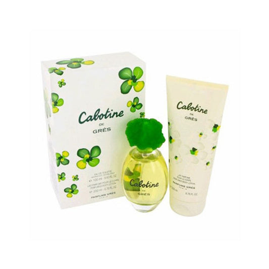 SET GRES CABOTINE WOMAN ( 2PC) 3.4 OZ EDT + 200ML BL