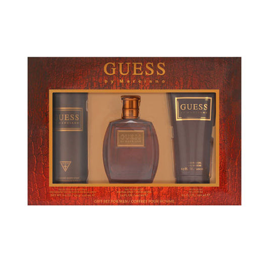 SET GUESS MARCIANO MEN ( 3 PC SET ) 3.4 OZ. EDT / 6.7 OZ. SG / 6.0 OZ. BS