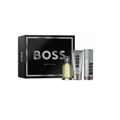 SET HUGO BOSS #6 MEN  ( 3 PC ) 3.4 OZ EDT SP /5.0 OZ DEO SP/3.4 OZ SHOWER GEL