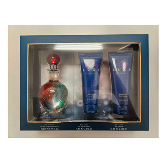 SET JENNIFER LOPEZ LIVE LUXE WOMEN (3 PC)3.4 OZ EDP SP /2.5 OZ BL /2.5 OZ SG