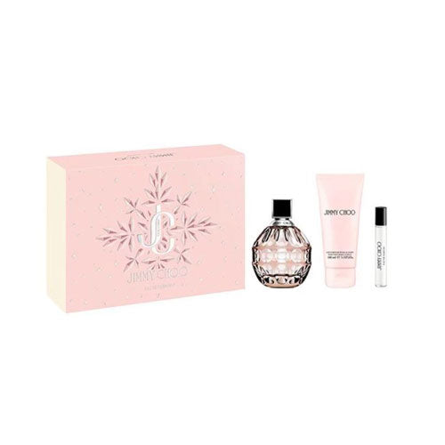 SET JIMMY CHOO WOMEN ( 3 PC )3.3 OZ EDP SP \ 0.25 OZ EDP SP \ 3.3 OZ BL
