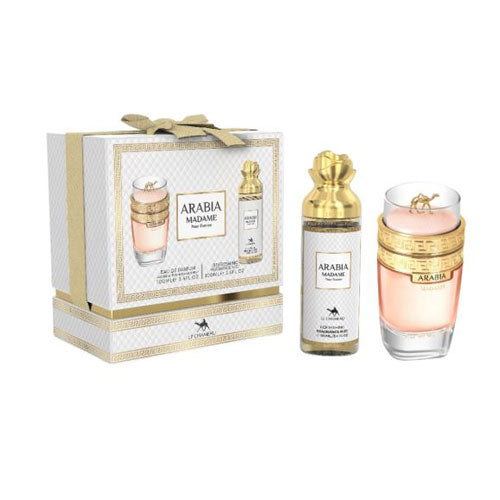 SET LE CHAMEAU ARABIA MADAME WOMEN ( 2 PC ) 3.4 OZ EDP SP /3.4 OZ FRAGRANCE MIST