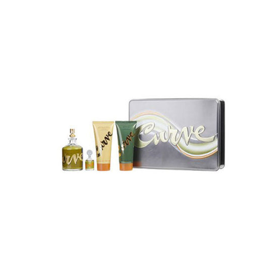 SET LIZ CLAIBORNE CURVE MEN (4 PC) 4.2 OZ /ASB/SG/ TS M