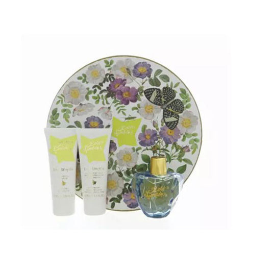 SET LOLITA LOMPICKA WOMEN ( 3 PC ) 3.4 OZ EDP SP / 0.25 OZ BL / 0.25 OZ SG