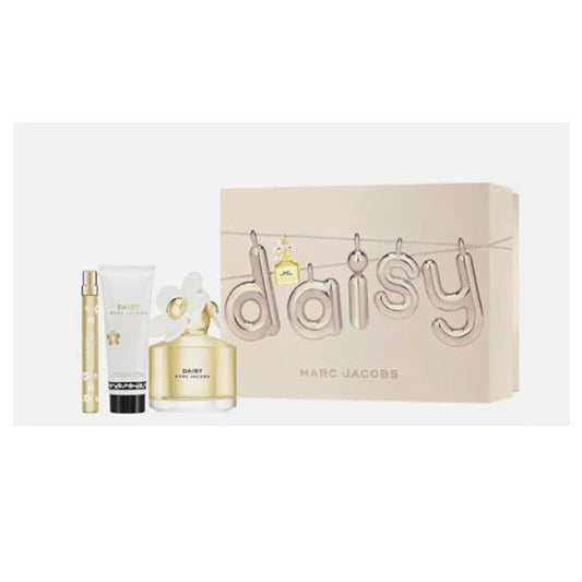 SET MARC JACOBS DAISY WOMEN ( 3 PC )3.4 OZ /BL 2.5 OZ /0.34 OZ