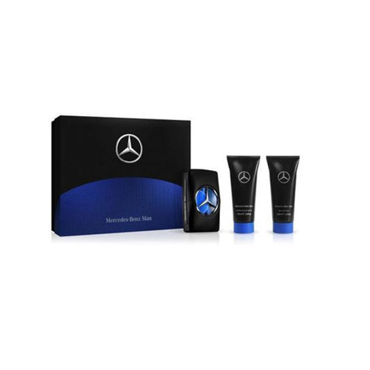 SET MERCEDES BENZ MEN ( 3 PC SET ) 3.4 OZ. EDT / 3.4 OZ SHAVE BALM + 3.4 OZ SG