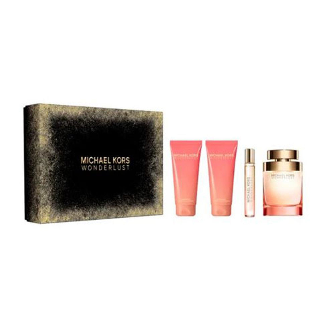 SET MICHAEL KORS WONDERLUST WOMEN ( 4PC ) 3.4 OZ EDP SP /3.4 OZ BL /3.4 OZ SG /0.33 OZ EDP SP