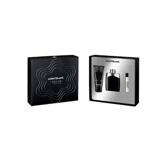 SET MONT BLANC LEGEND MEN ( 3 PC )3.3 OZ. EDT SP / 0.25 OZ. EDT SP / 3.3 OZ. SG