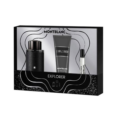 SET MONT BLANC EXPLORER ( 3 PC )3.3 OZ EDP SP / 3.3 OZ SHOWER GEL /0.25 OZ EDP SP