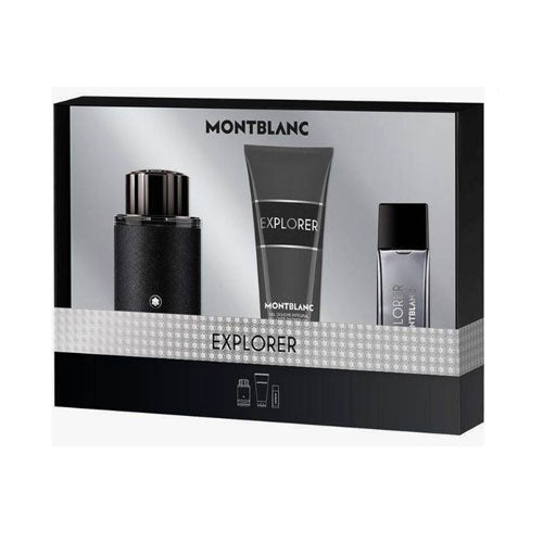 SET MONT BLANC EXPLORER MEN ( 3 PC )3.3 OZ EDP SP \ 0.5 OZ EDP SP \ 3.3 OZ SG