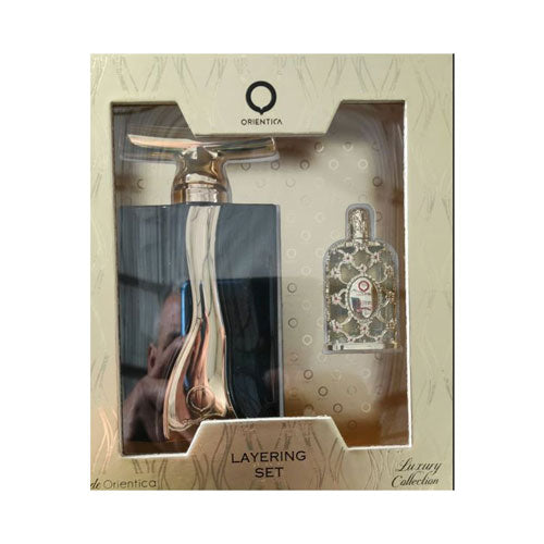 SET ORIENTICA ( 2 PC )ARTE BELLISSIMO ROMANTIC 2.5 OZ EDP SP / LUXURY COLLECTION AMBER ROUGE0.25 OZ EDP SP
