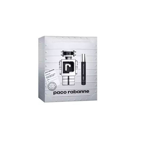 SET PACO RABANNE PHANTOM TRAVEL ( 2 PC ) 3.4 OZ. EDT SP / 0.68 OZ. EDT SP