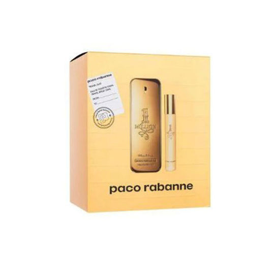 SET PACO RABANNE ONE MILLION MEN ( 2 PC ) 3.4 OZ EDT SP + 0.33 OZ EDT SP