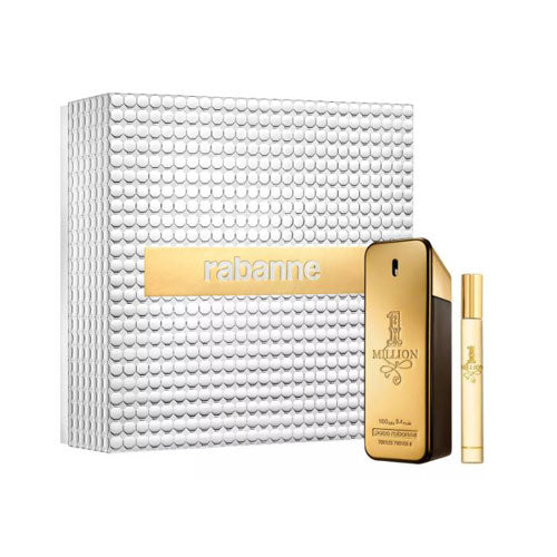 SET PACO RABANNE ONE MILLION MEN ( 2 PC )  3.4 OZ EDT SP / 0.68 OZ EDT SP