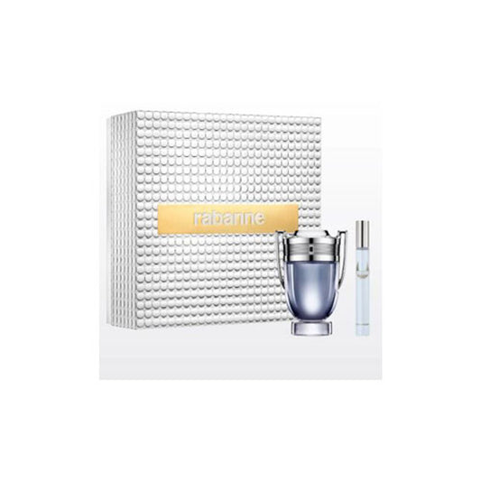 SET PACO RABANNE INVICTUS MEN ( 2 PC ) 3.4 OZ EDT SP / 0.3 OZ EDT SP