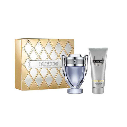 SET PACO RABANNE INVICTUS MEN ( 2 PC )3.4 OZ EDT SP /5.1 OZ DEO SPRAY